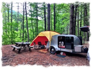 This is our site at Kenneth Wilson with our rain setup