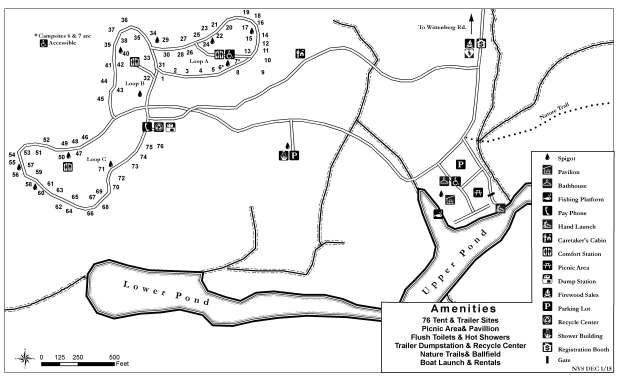 Kenneth Wilson Campground Map