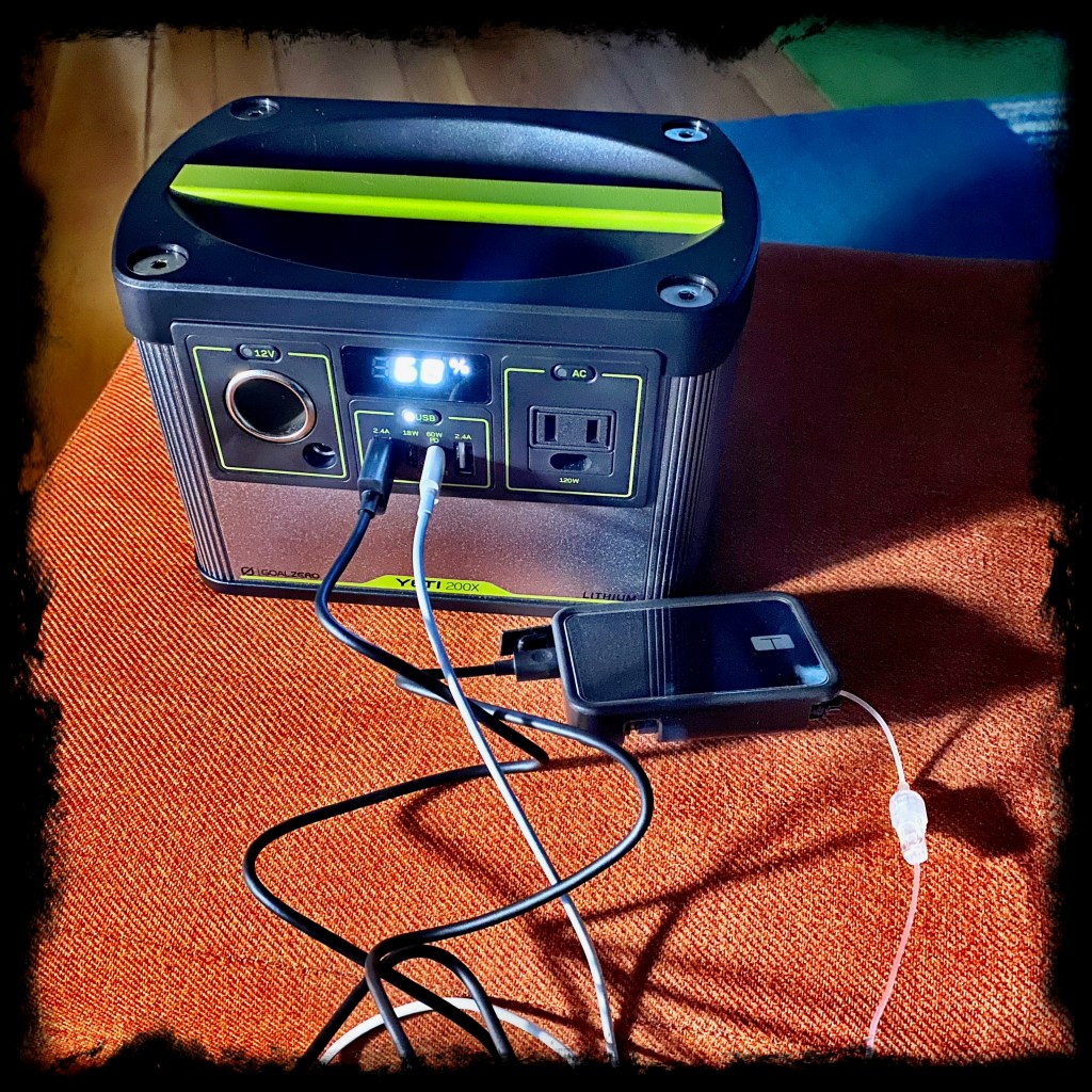 Yeti charging insulin pump